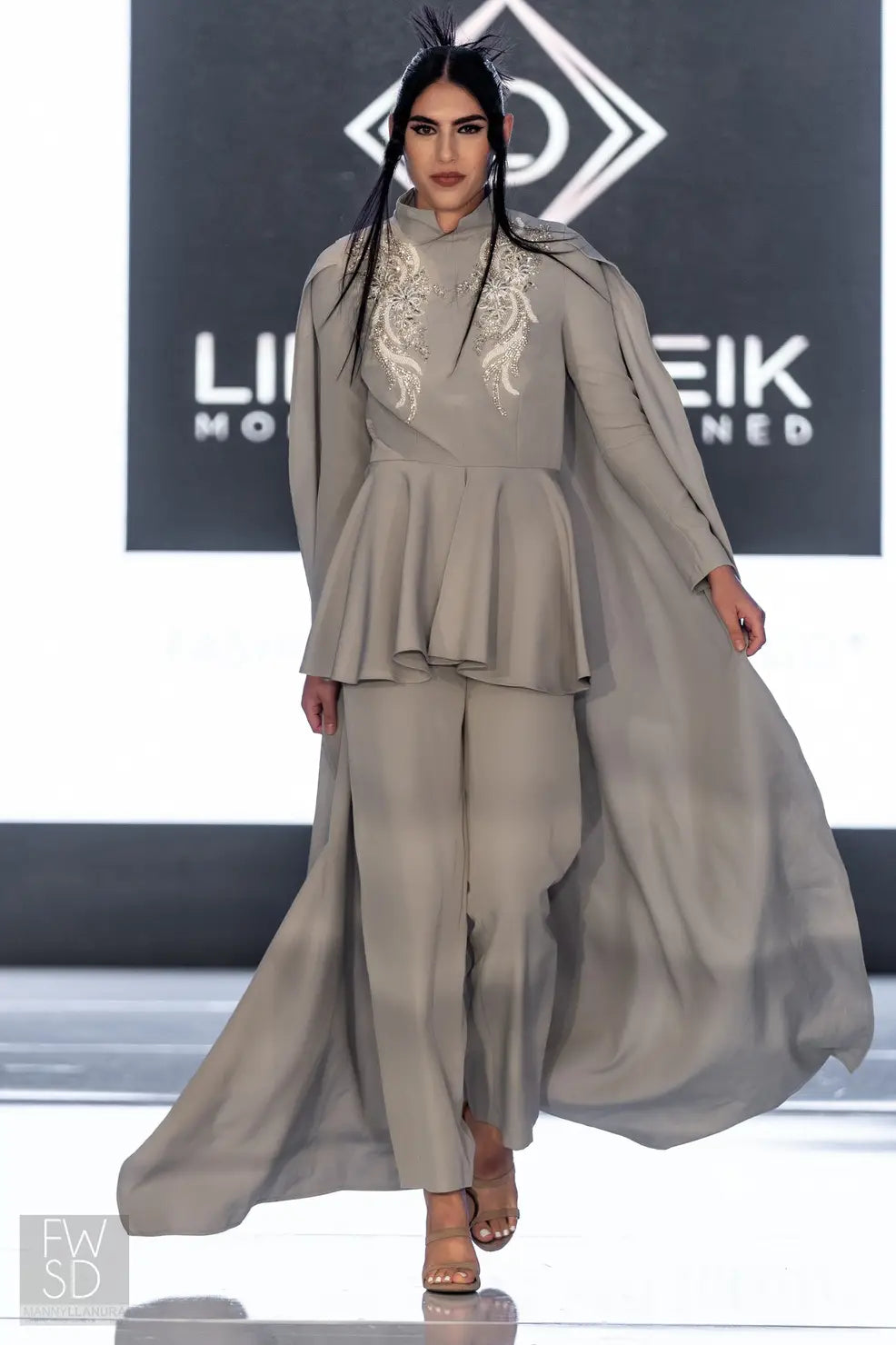 The Sara Luxe Cape Romper